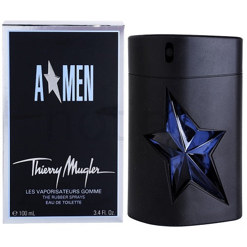 Thierry Mugler A*Men Eau de Toilette 100 mL 3.4 Fl. Oz. rubber spray