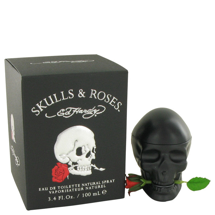 Christian Audigier Skulls & Roses Eau De Toilette Natural Spray 3.4 Fl.Oz. / 100 mL e