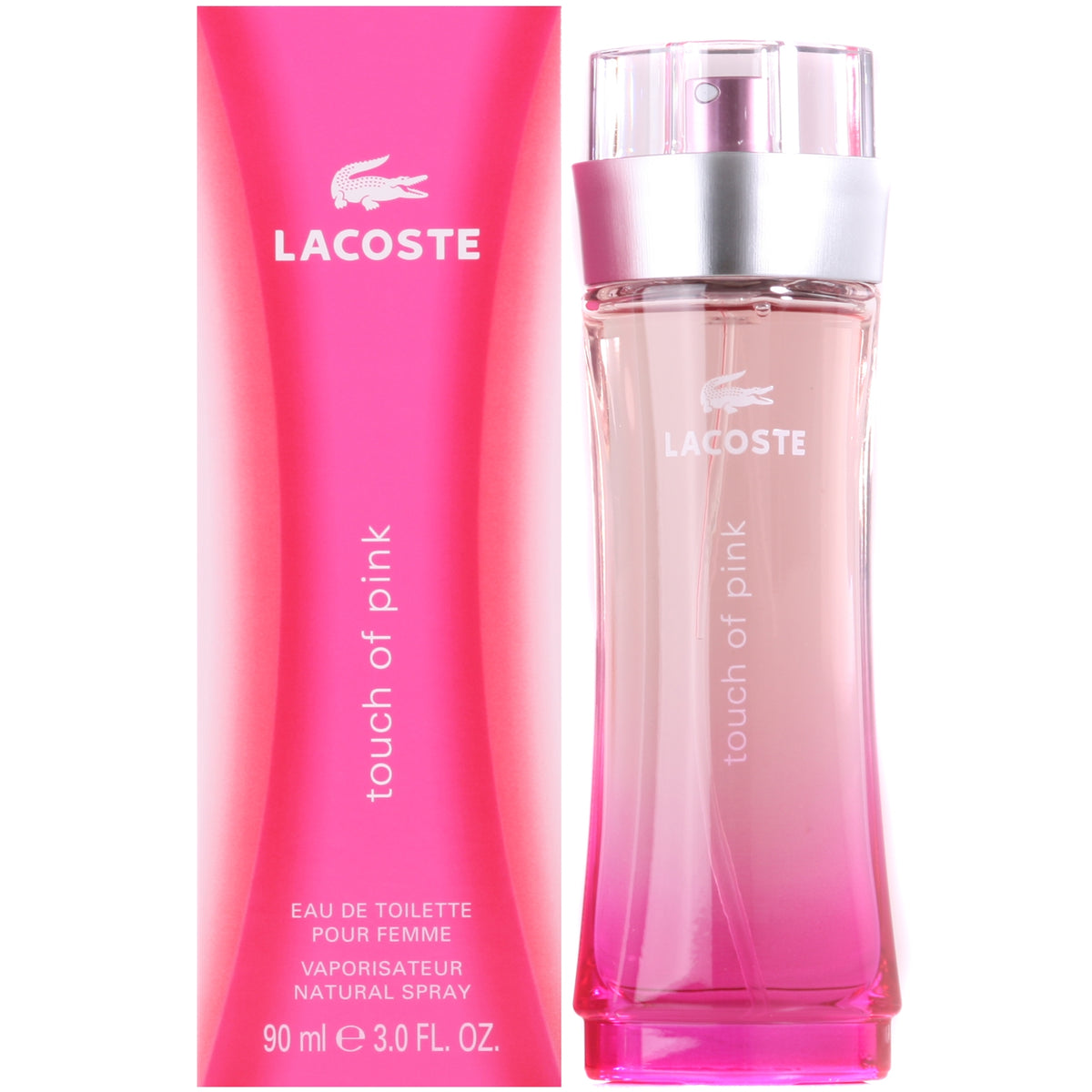 Lacoste Touch of Pink Eau de Toilette Pour Femme, 90 ml 3.0 FL. Oz.