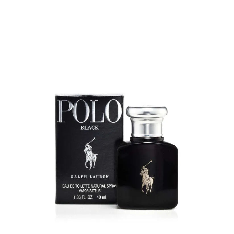 Ralph Lauren Polo Black Eau de Toilette Natural Spray 1.36 FL. OZ. 40 ml